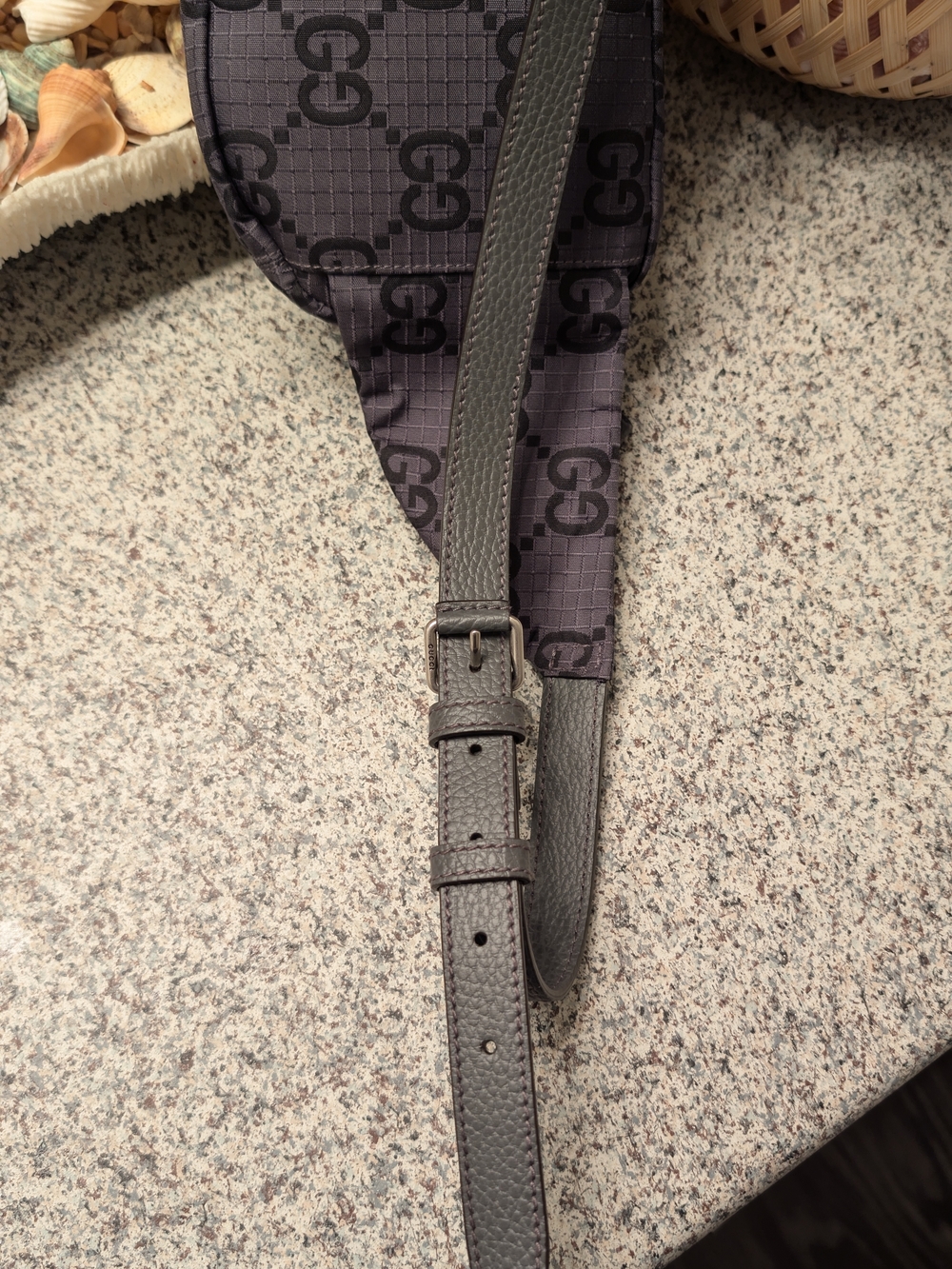 Gucci Off The Grid GG Nylon Belt Bag - (Anthracite) - New with Tags - Picture 8 of 12